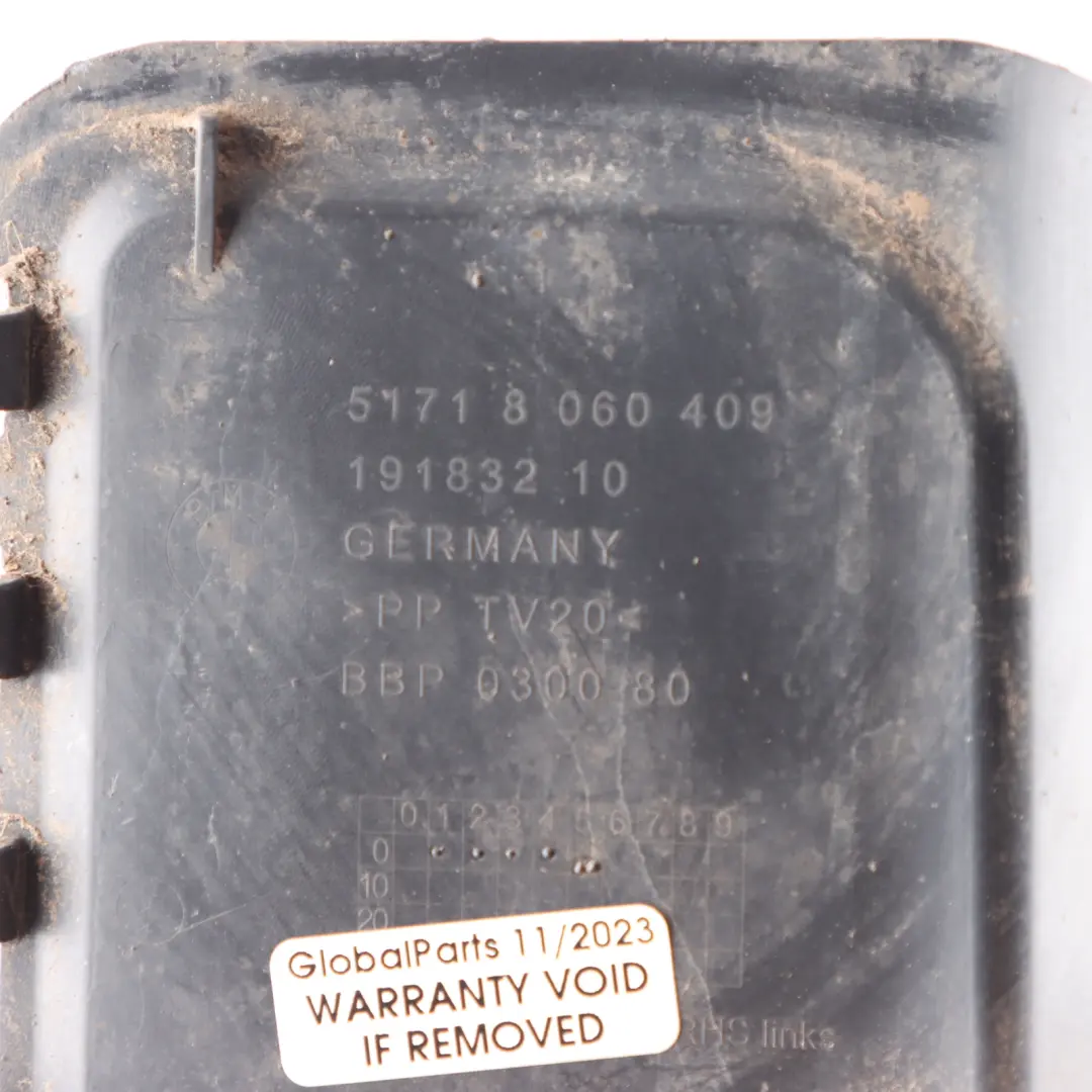 Cache Roue De Secours Gauche Côté Conducteur pour BMW F83 à propos du numéro de pièce 8060409 BMW F83 Cache Roue De Secours Gauche Côté Conducteur - SKU 8060409 - Numéro de pièce 8060409