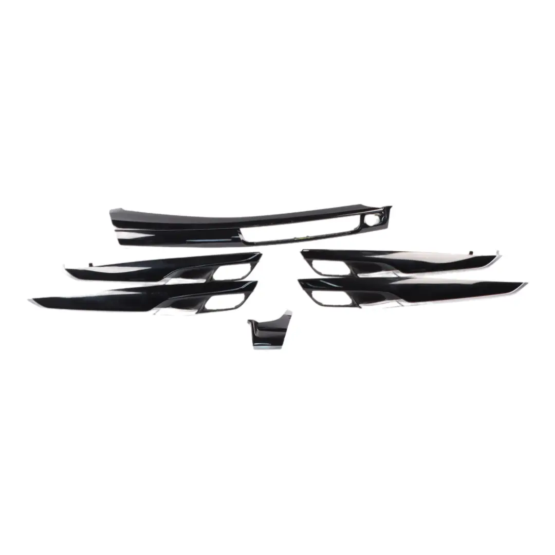  Dashboard Door Strip Set BMW X5 F15 Interior Trim Set Piano Black Individual - SKU rhd-8060788-1 - Part number 8060788