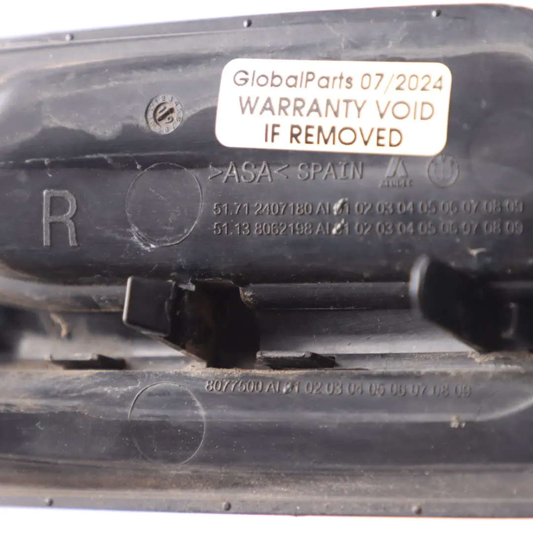 BMW F87 M2 Trim Molding Cover Right O/S Black - SKU 8062198 - Part number 8062198