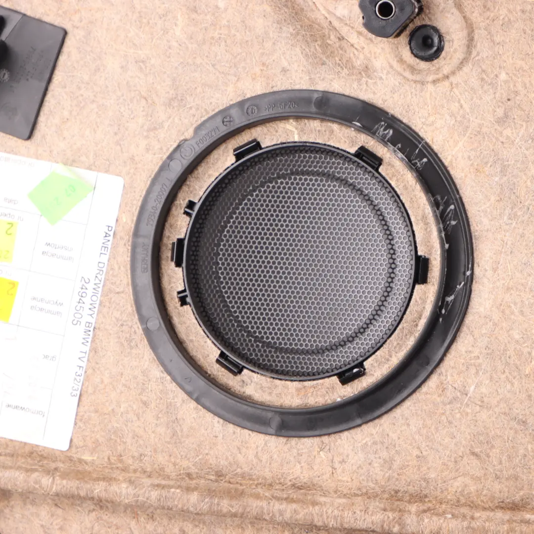 Front Left N/S Door Lining Card Full Leather Sakhir Orange to BMW F82 F83 M4 with Part number 8063627 BMW F82 F83 M4 Front Left N/S Door Lining Card Full Leather Sakhir Orange - SKU 8063627 - Part number 8063627