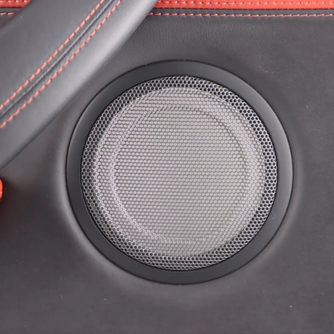 Front Left N/S Door Lining Card Full Leather Sakhir Orange to BMW F82 F83 M4 with Part number 8063627 BMW F82 F83 M4 Front Left N/S Door Lining Card Full Leather Sakhir Orange - SKU 8063627 - Part number 8063627