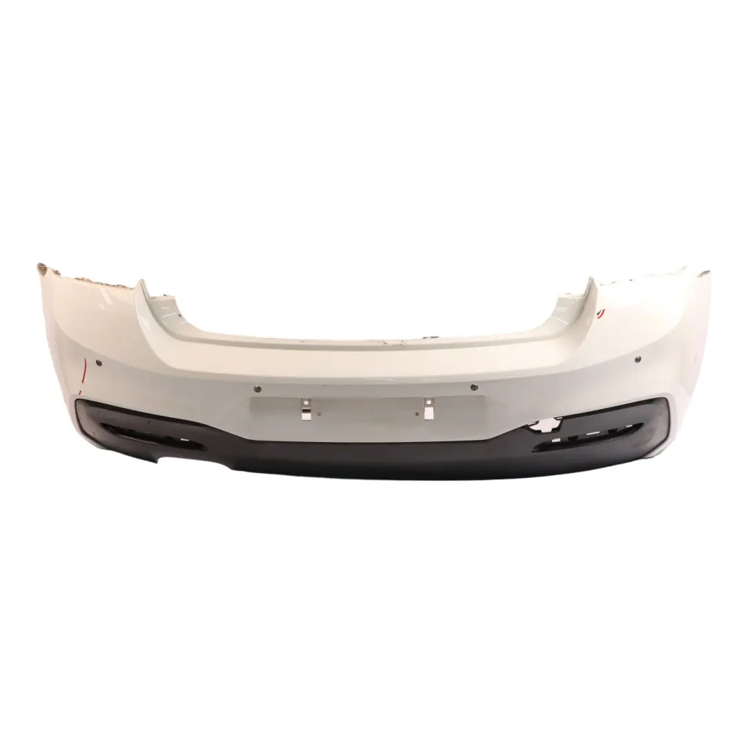 BMW F20 F21 LCI M Sport Rear Bumper Trim Panel Alpine White - 300 - SKU 8064151-AW - Part number 8064151