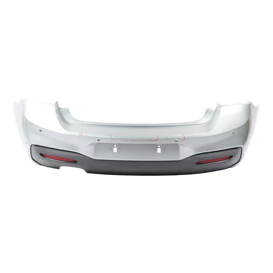  Bumper Rear BMW F20 F21 LCI M Sport Trim Panel Glacier Silver - A83 - SKU 8064151-GSB - Part number 8064151