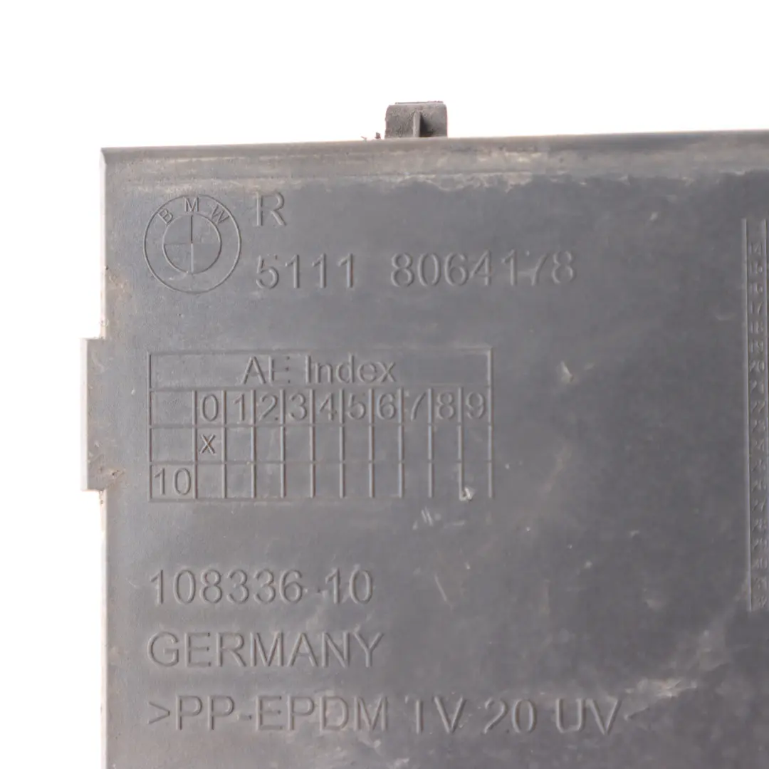 Duct Cover BMW F20 F21 LCI Front Right O/S Air Duct Panel Trim to Air with Part number 8064178 Air Duct Cover BMW F20 F21 LCI Front Right O/S Air Duct Panel Trim - SKU 8064178 - Part number 8064178