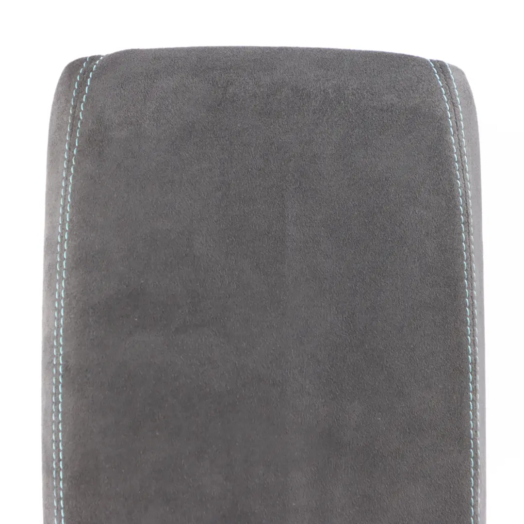BMW F87 M2 Central Console Arm Rest Black Blue Stitching Alcantara - SKU 8065465-1 - Part number 8065465