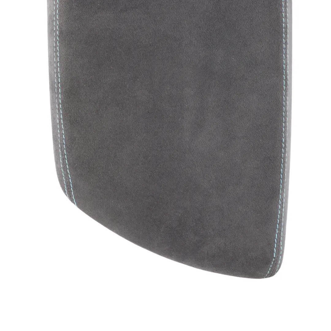 BMW F87 M2 Central Console Arm Rest Black Blue Stitching Alcantara - SKU 8065465-1 - Part number 8065465