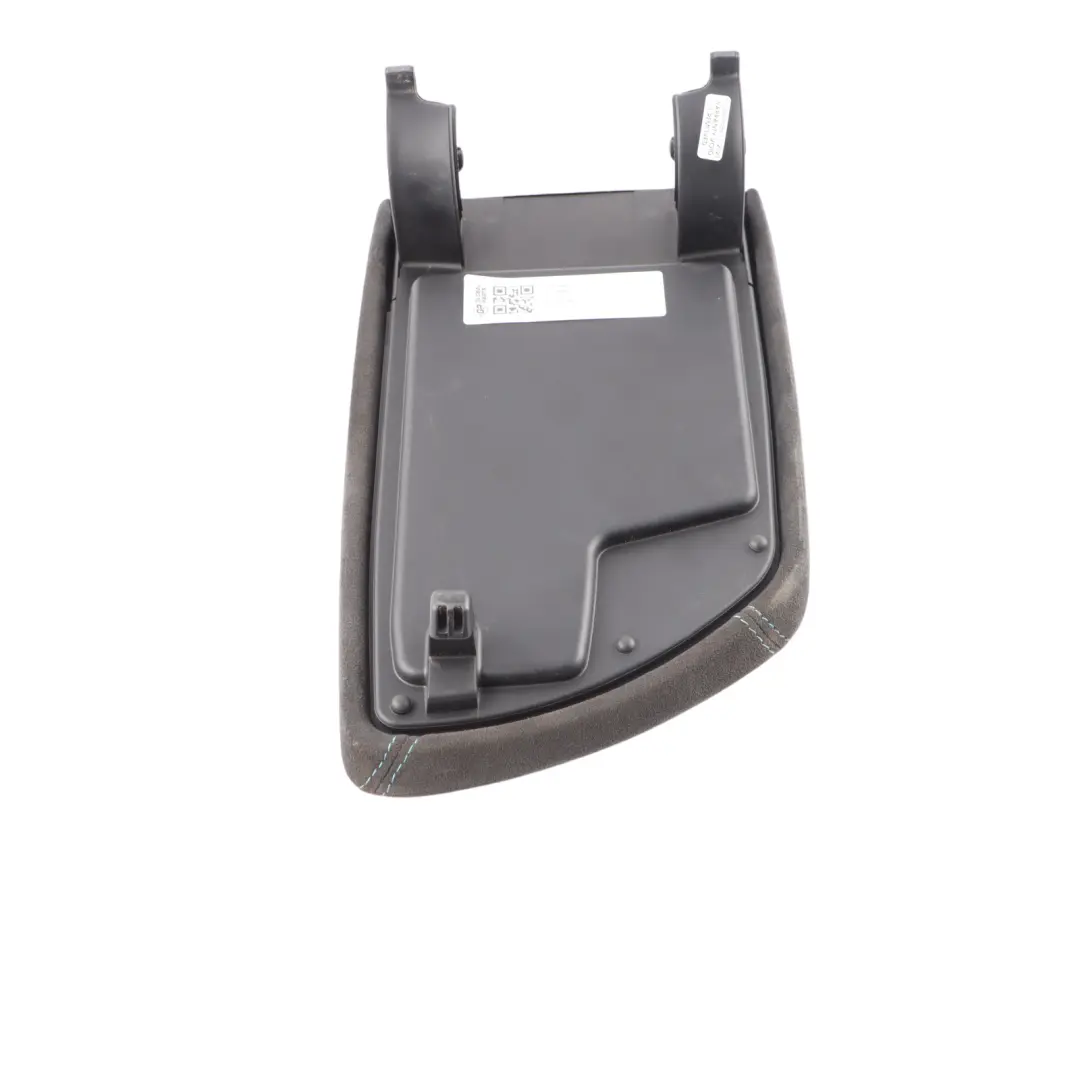 BMW F87 M2 Central Console Arm Rest Black Blue Stitching Alcantara - SKU 8065465-1 - Part number 8065465