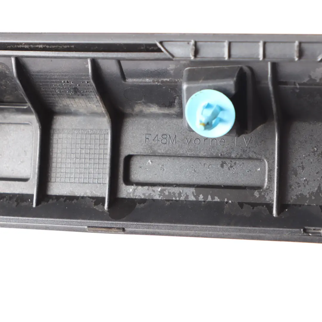 Front Bumper Shield Plate Bracket Holder Left N/S Mineral Grey - B39 to BMW X1 F48 with Part number 8067705 BMW X1 F48 Front Bumper Shield Plate Bracket Holder Left N/S Mineral Grey - B39 - SKU 8067705-MG - Part number 8067705