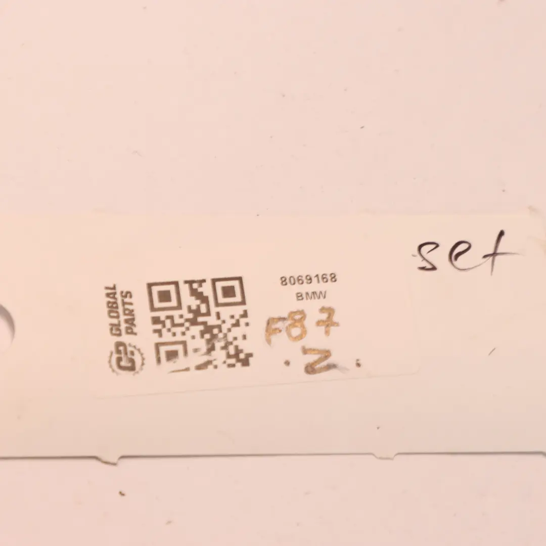 Floor Mats Set Interior Front Rear Cover Black to BMW F87 with Part number 8069168 BMW F87 Floor Mats Set Interior Front Rear Cover Black - SKU rhd-8069168 - Part number 8069168