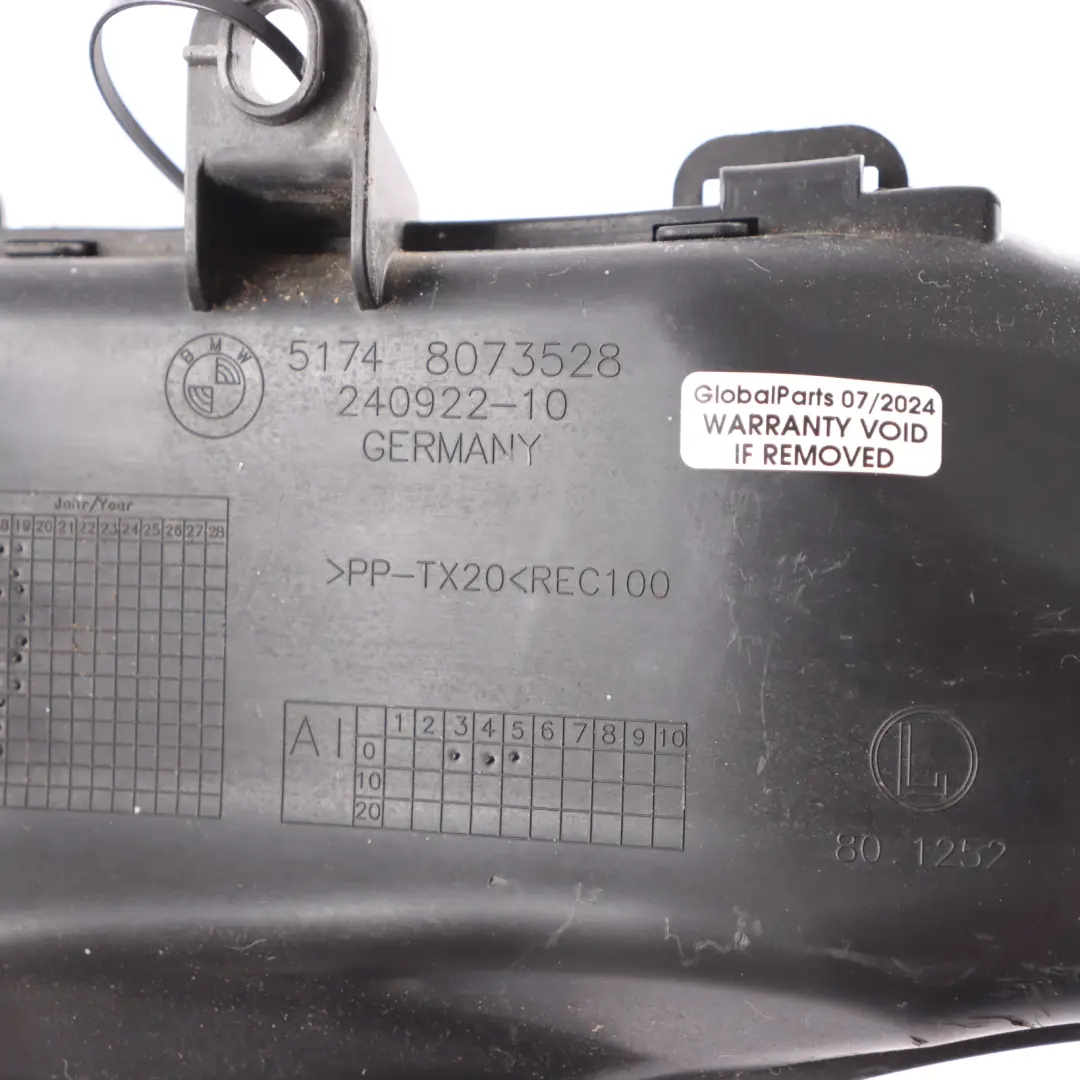 BMW M2 F87 LCI Air Duct Front Brake Cooling Vent Channel Right O/S Pipe - SKU 8073528 - Part number 8073528