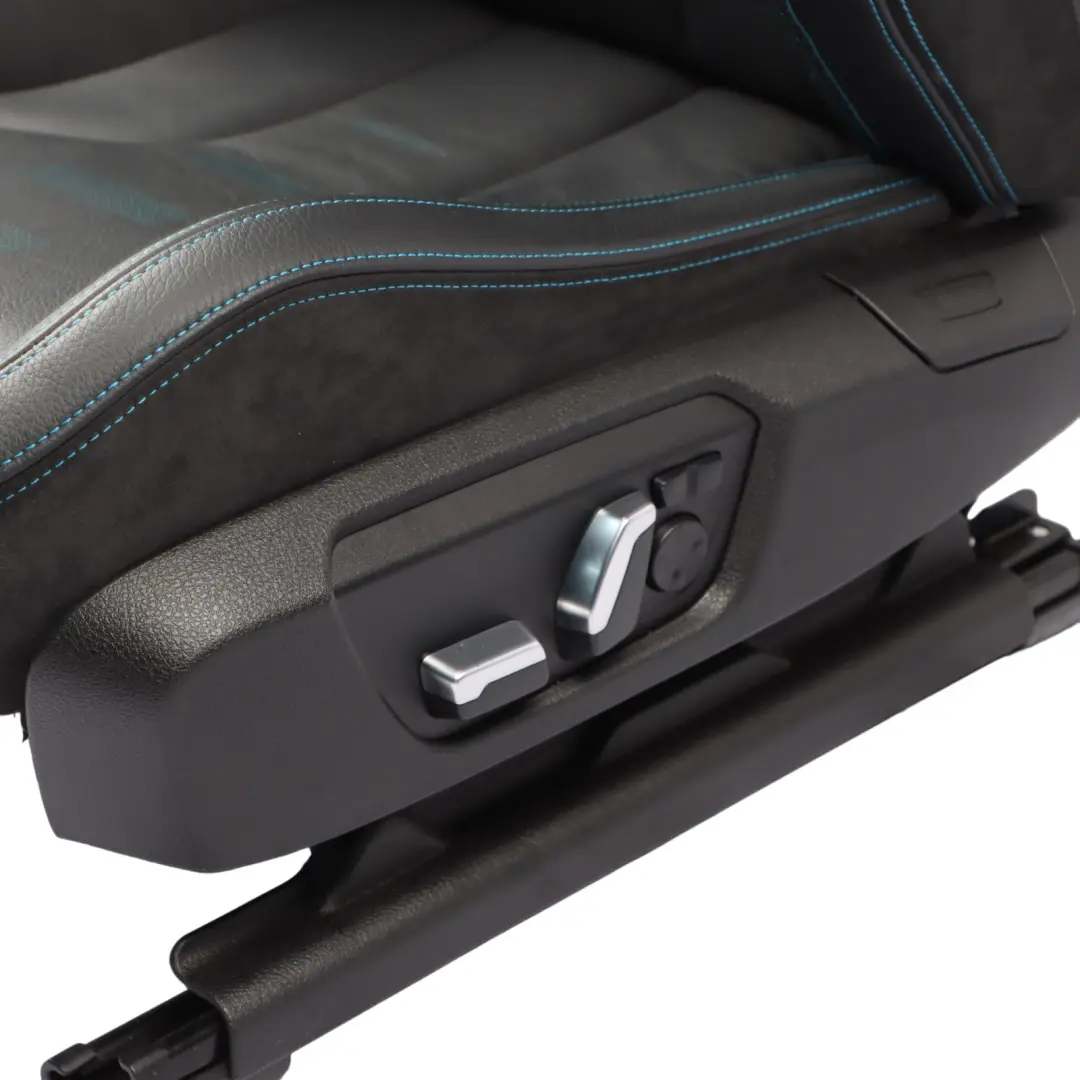 BMW F87 M2 LCI Competition Front Seat Left N/S Heated Memory Leather Black - SKU rhd-8075385 - Part number 8075385