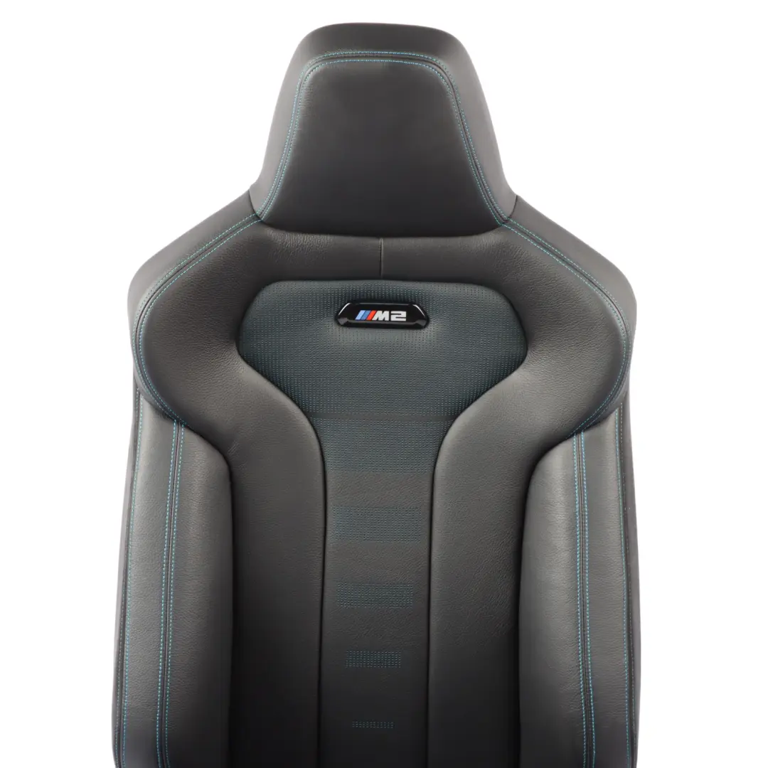 BMW F87 M2 LCI Competition Front Seat Left N/S Heated Memory Leather Black - SKU rhd-8075385 - Part number 8075385