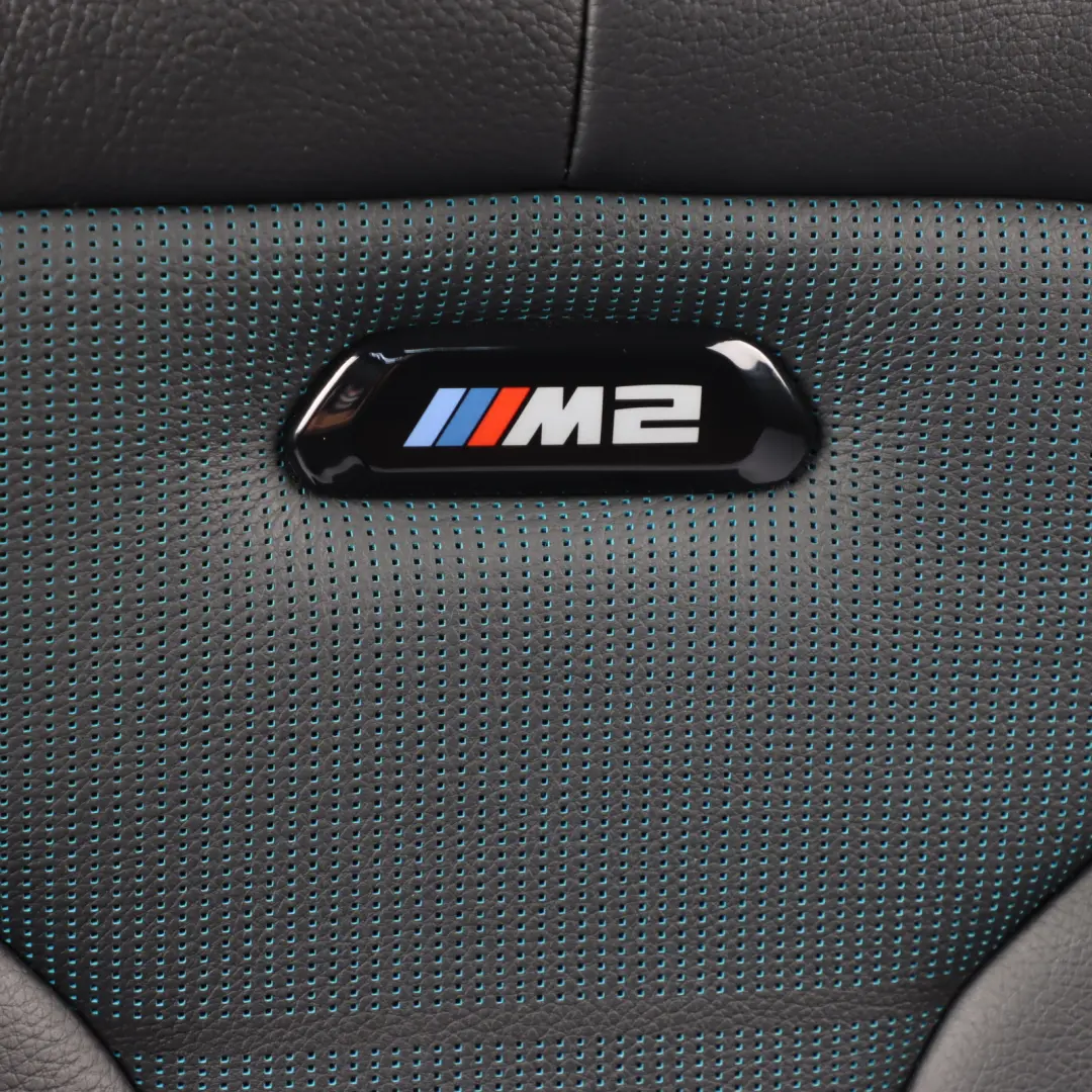 BMW F87 M2 LCI Competition Front Seat Left N/S Heated Memory Leather Black - SKU rhd-8075385 - Part number 8075385