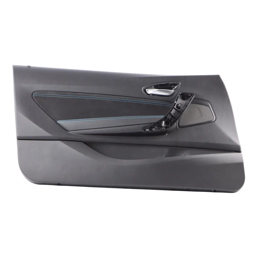 BMW F87 M2 Scheda Porta Anteriore Sinistra Rivestimento Nero - SKU 8075619 - Numero di parte 8075619