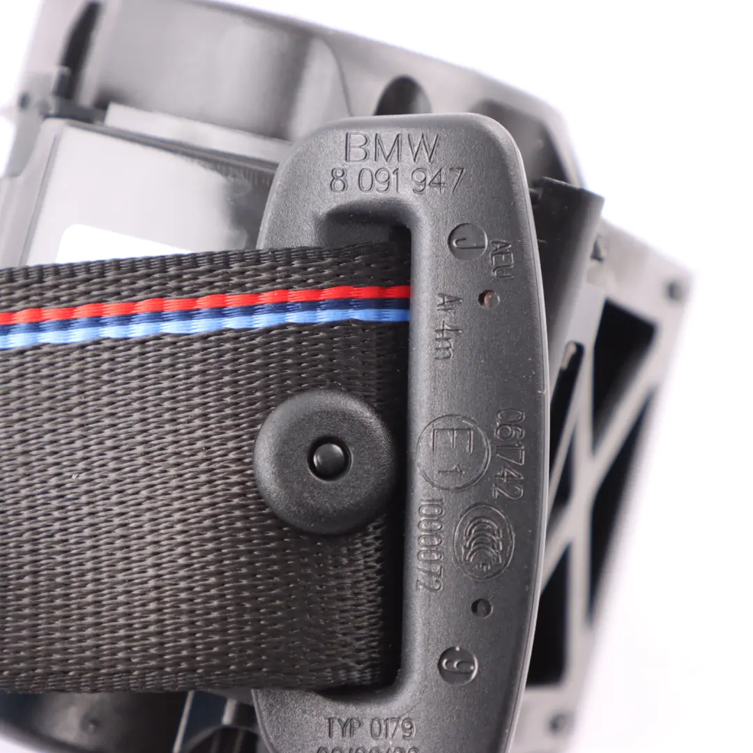 Belt Rear Centre Middle Safety Seatbelt to BMW M5 F90 G30 LCI Seat with Part number 8091947 BMW M5 F90 G30 LCI Seat Belt Rear Centre Middle Safety Seatbelt - SKU 8091947 - Part number 8091947