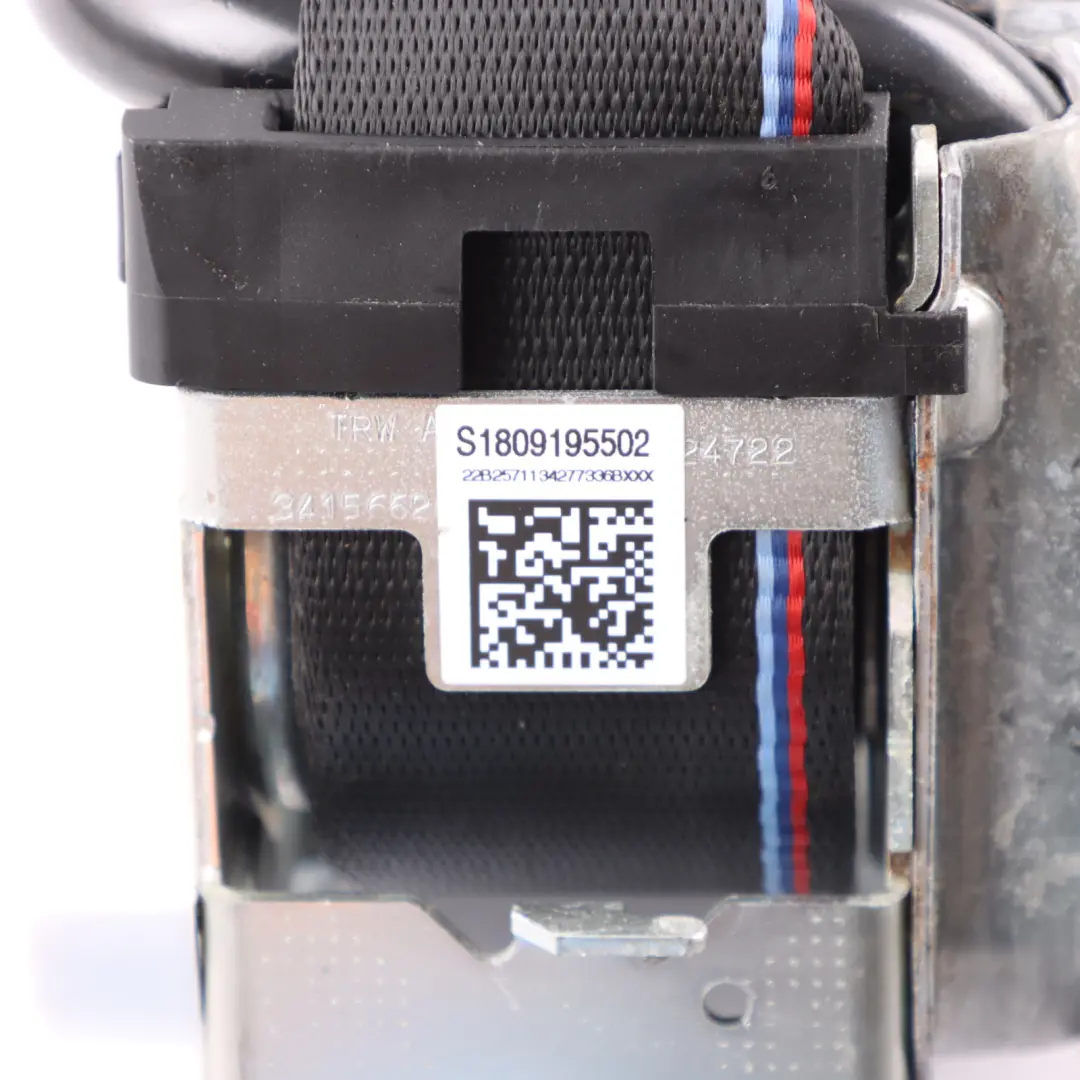 Belt Front Left N/S Safety Seatbelt to BMW G30 G31 Passenger Seat with Part number 8091955 BMW G30 G31 Passenger Seat Belt Front Left N/S Safety Seatbelt - SKU 8091955 - Part number 8091955