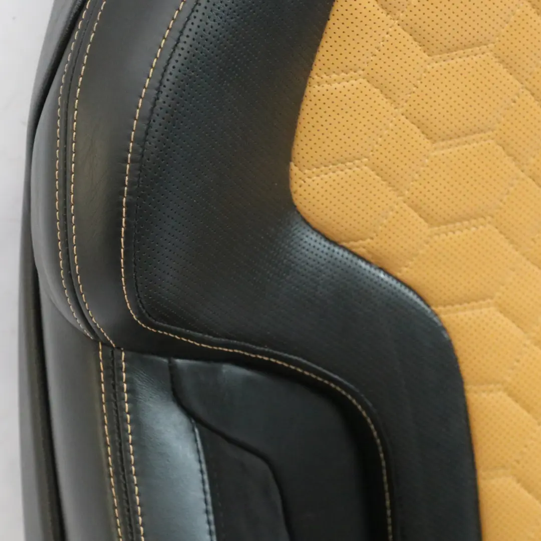 BMW X4 M F98 Avant gauche M Sport Siège Cuir Alcantara Noir Beige Chauffant - SKU 8096083-1 - Numéro de pièce 8096083