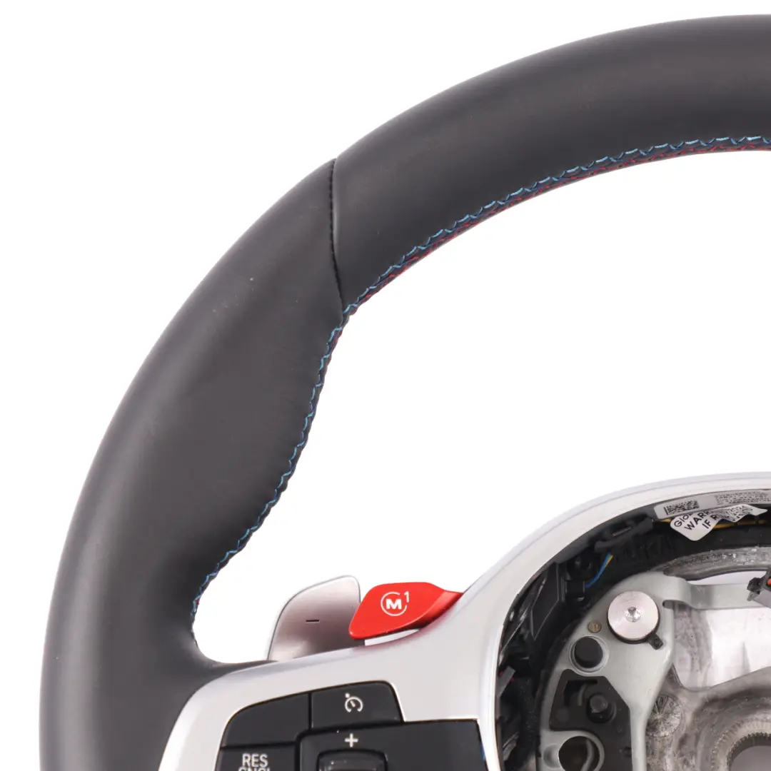 NUOVO in Pelle Nera Riscaldata per Volante BMW X3 M F97 X4 M F98 M Sport con numero di parte 8097998 Volante BMW X3 M F97 X4 M F98 M Sport NUOVO in Pelle Nera Riscaldata - SKU 8097998-1 - Numero di parte 8097998