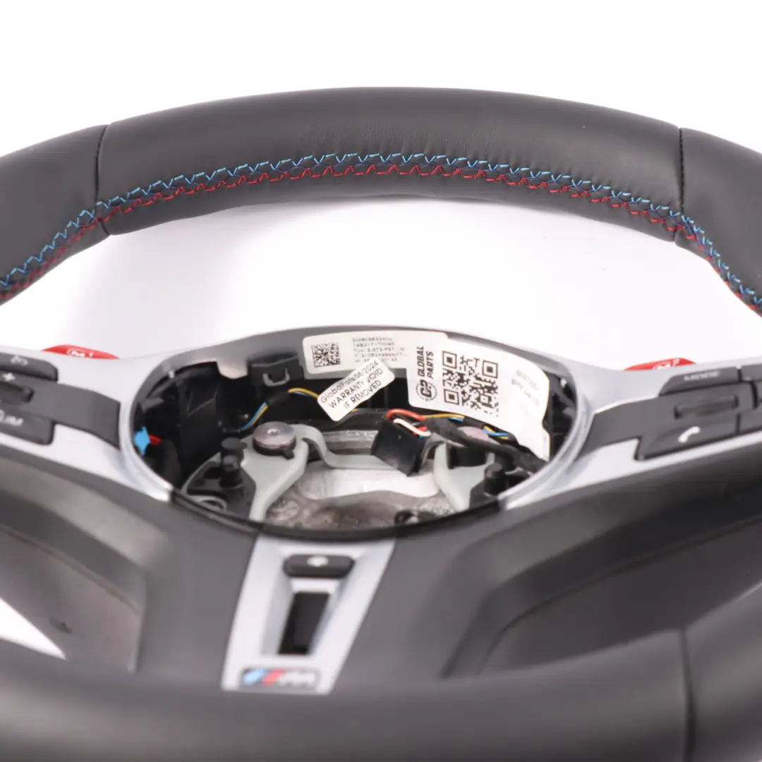 NUOVO in Pelle Nera Riscaldata per Volante BMW X3 M F97 X4 M F98 M Sport con numero di parte 8097998 Volante BMW X3 M F97 X4 M F98 M Sport NUOVO in Pelle Nera Riscaldata - SKU 8097998-1 - Numero di parte 8097998