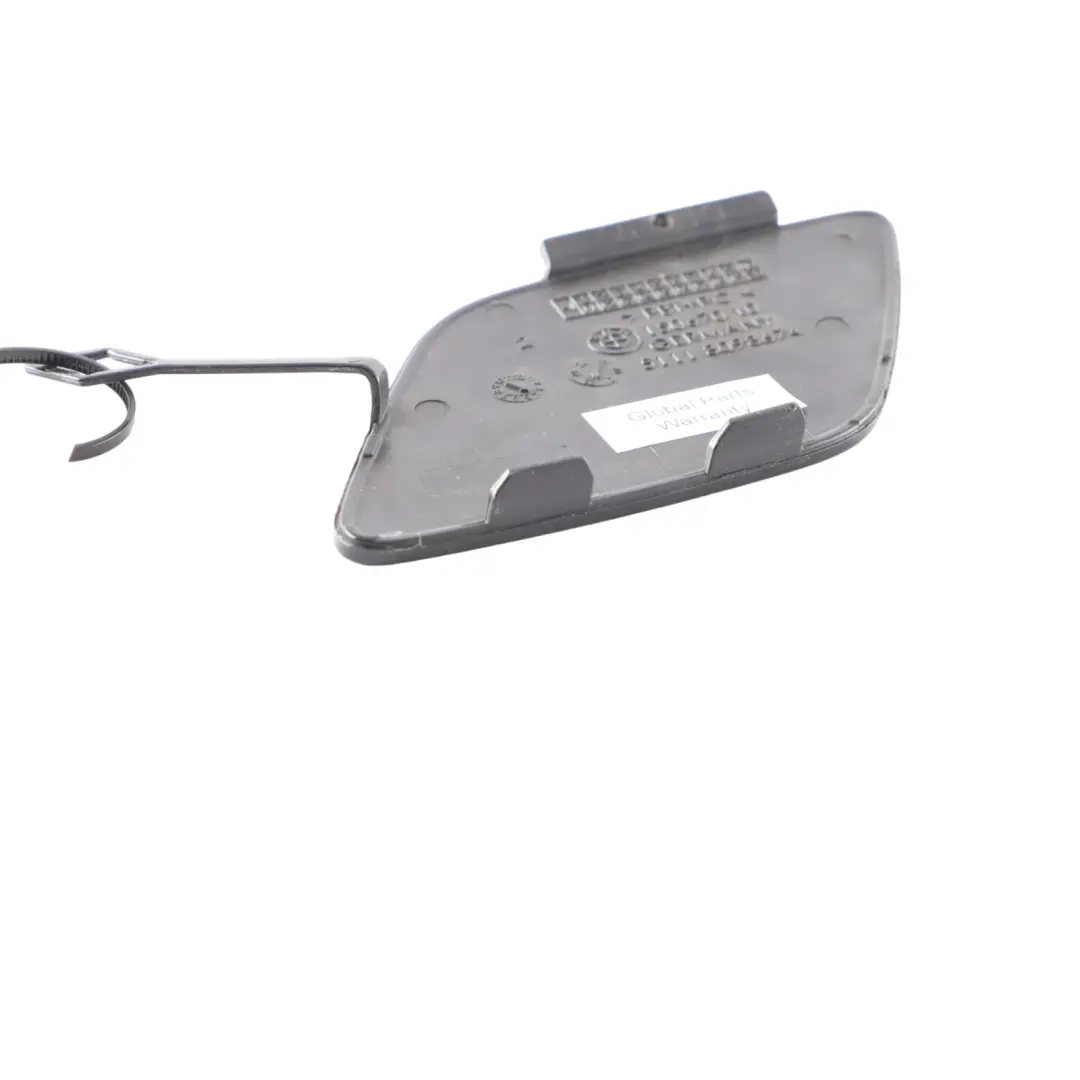 Hook Cover Flap Towing Eye Trim Front Bumper Black Sapphire 475 to BMW G30 with Part number 8098674 BMW G30 Hook Cover Flap Towing Eye Trim Front Bumper Black Sapphire 475 - SKU 8098674-BS - Part number 8098674