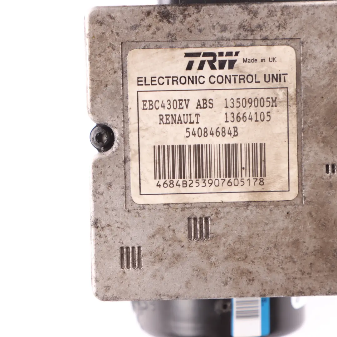 ABS Unit Hydro Brake Pump Control Module to Renault Trafic 2 with Part number 8200343525 Renault Trafic 2 ABS Unit Hydro Brake Pump Control Module - SKU 8200343525 - Part number 8200343525