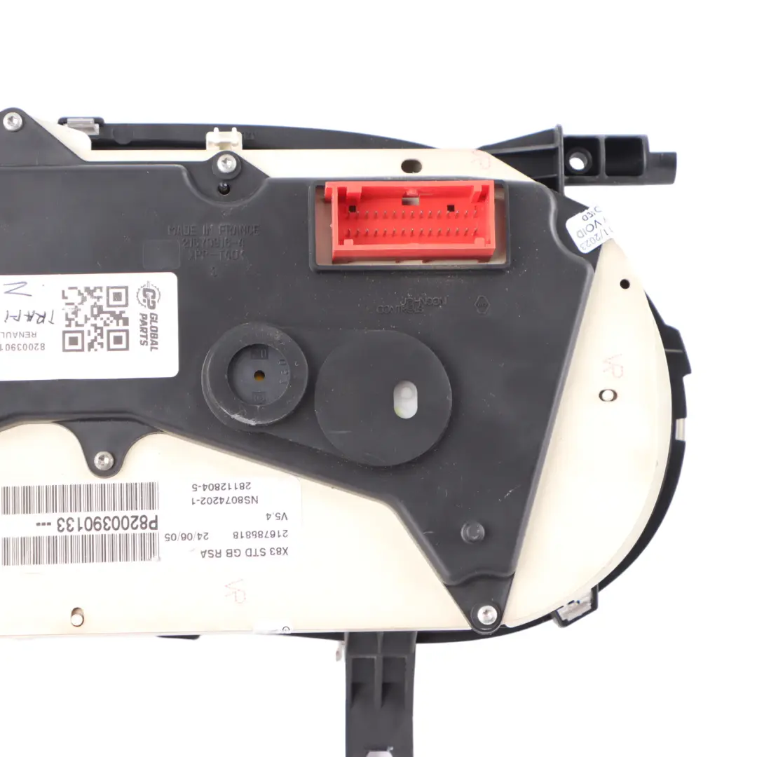 Instrument Cluster Speedo to Renault Trafic II Vauxhall Vivaro A Diesel with Part number 8200390133 Renault Trafic II Vauxhall Vivaro A Diesel Instrument Cluster Speedo - SKU rhd-8200390133 - Part number 8200390133