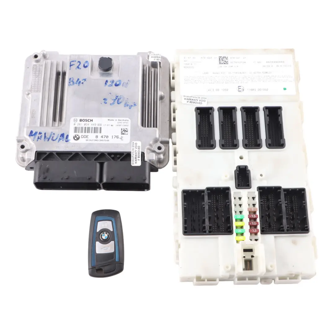 B47 190HP Diesel Engine Control Unit ECU DDE Manual to BMW F20 F21 LCI 120d with Part number 8470176 BMW F20 F21 LCI 120d B47 190HP Diesel Engine Control Unit ECU DDE Manual - SKU 8470176-2 - Part number 8470176