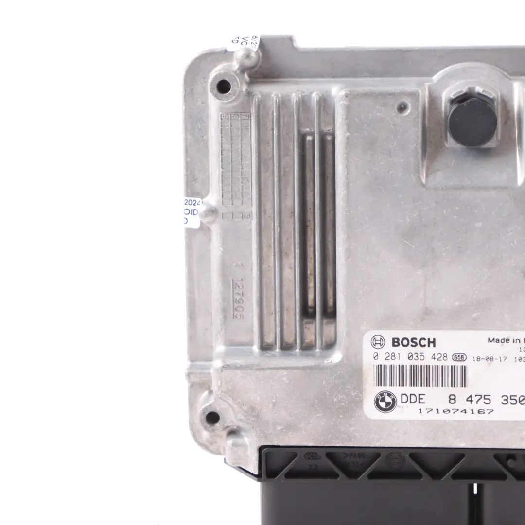 B47 190HP ECU Control Unit Module DDE Manual to BMW F20 F21 LCI 120d Diesel with Part number 8475350 BMW F20 F21 LCI 120d Diesel B47 190HP ECU Control Unit Module DDE Manual - SKU 8475350-2 - Part number 8475350