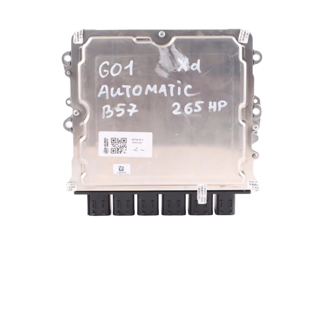 3.0dX B57 265HP Engine ECU Kit Unit DDE BCM Key Automatic to BMW G01 with Part number 8476035 BMW G01 3.0dX B57 265HP Engine ECU Kit Unit DDE BCM Key Automatic - SKU 8476035-2 - Part number 8476035