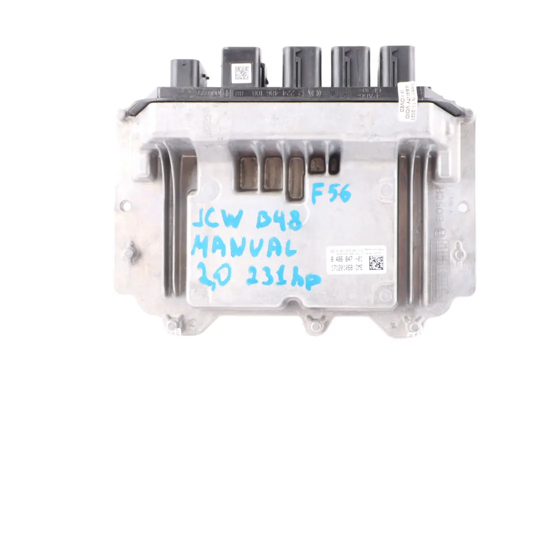 Mini JCW F56 B48 231HP Engine Control Unit ECU Kit DME Key Lock Manual - SKU 8486847 - Part number 8486847