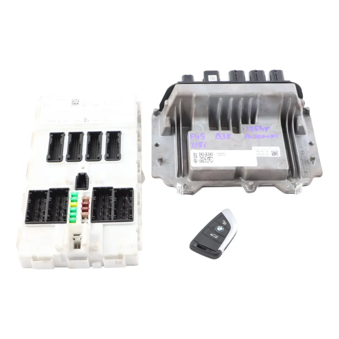 B38 1.5 136HP Engine ECU Kit DME BDC Key Automatic to BMW F45 with Part number 8489647 BMW F45 B38 1.5 136HP Engine ECU Kit DME BDC Key Automatic - SKU 8489647-3 - Part number 8489647