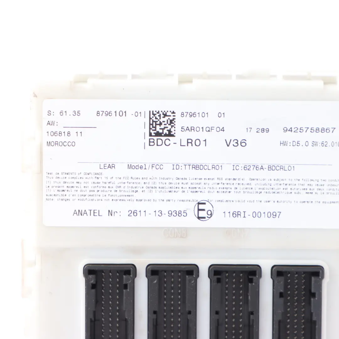 BMW F45 B38 1.5 136HP Engine ECU Kit DME BDC Key Automatic - SKU 8489647-3 - Part number 8489647