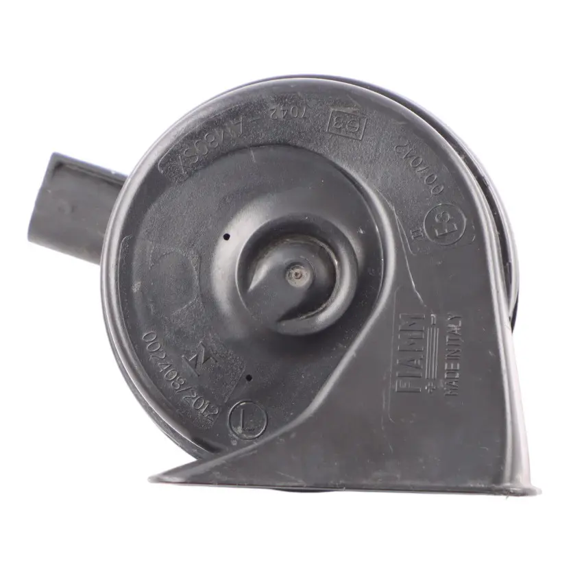 Low Tone Pitch Snail Horn Signal Siren FIAMM to BMW F39 F48 LCI with Part number 8492760 BMW F39 F48 LCI Low Tone Pitch Snail Horn Signal Siren FIAMM - SKU 8492760 - Part number 8492760