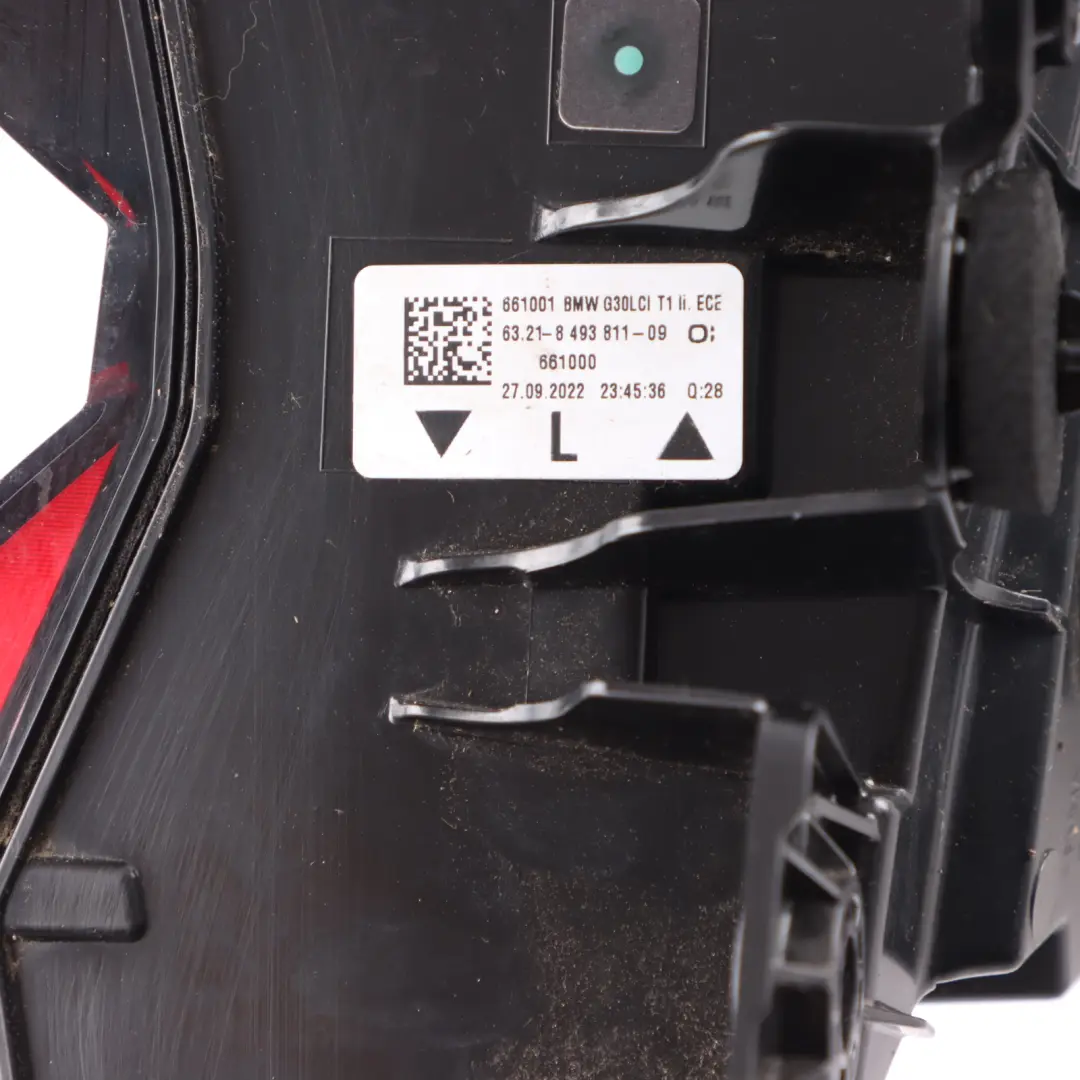 Lamp Light Left N/S Side Panel Tail Light to BMW G30 G31 Rear with Part number 8493811 BMW G30 G31 Rear Lamp Light Left N/S Side Panel Tail Light - SKU 8493811 - Part number 8493811