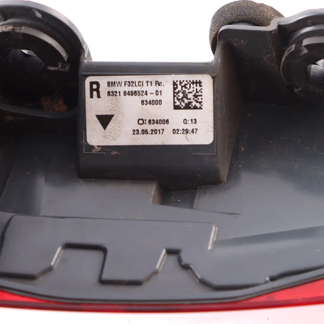 BMW F36 F82 M4 Rear Right O/S Inner Tail Light Lamp - SKU 8496524 - Part number 8496524