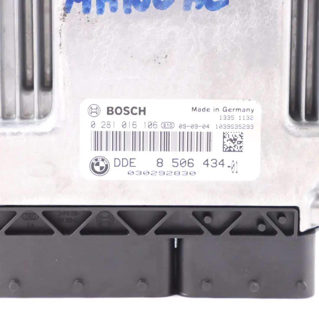 BMW E81 E87 E90 LCI 118d 318d N47 ECU Engine Unit Kit DDE CAS3 Key - SKU 8506434-7 - Part number 8506434