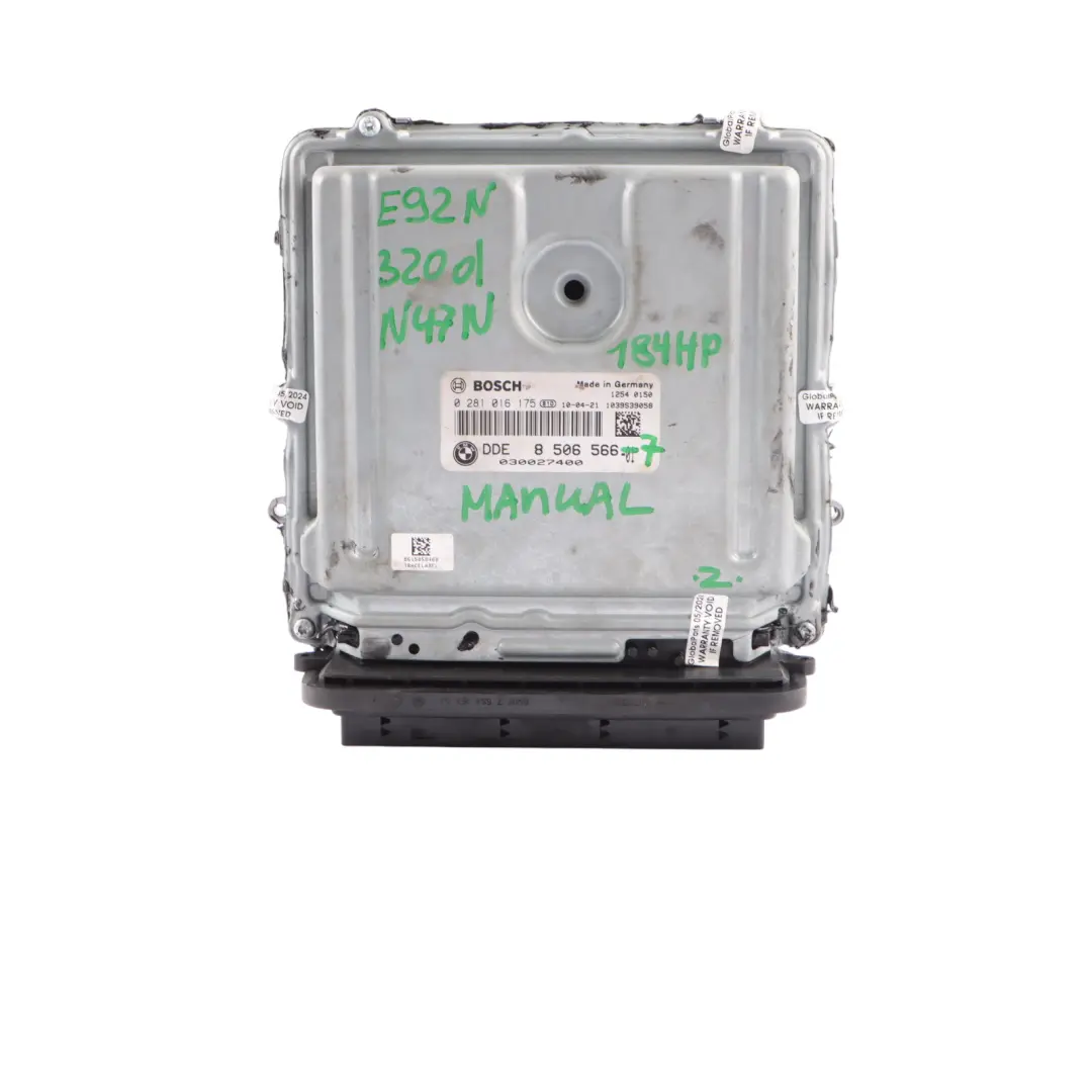 N47N 163HP Engine Unit ECU Kit DDE CAS3 Key Manual to BMW E90 E91 LCI 320d with Part number 8506566 BMW E90 E91 LCI 320d N47N 163HP Engine Unit ECU Kit DDE CAS3 Key Manual - SKU 8506566-7 - Part number 8506566