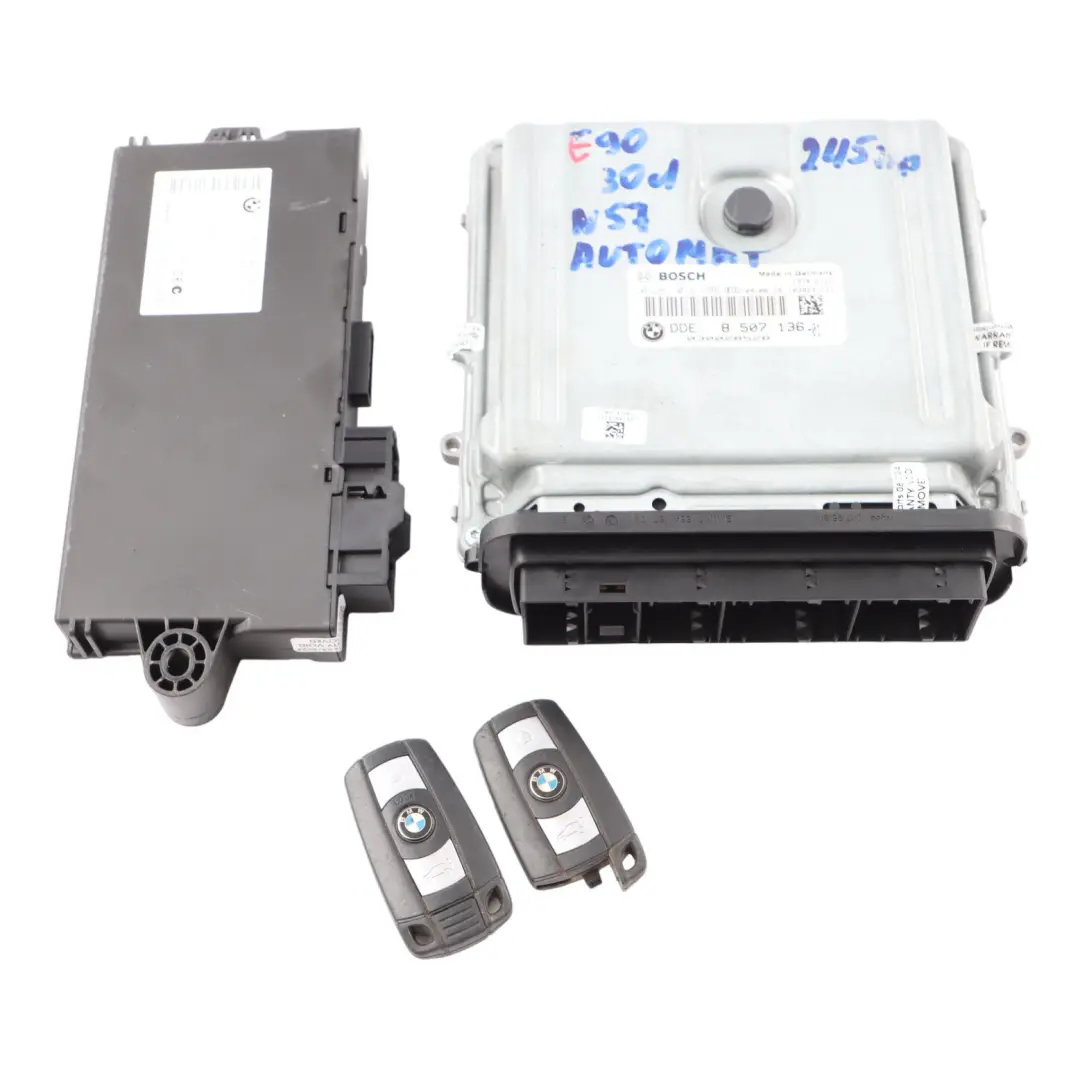 N57 245HP ECU Motor Kit DDE CAS3 Clave para BMW E90 E91 LCI 325d 330d Diesel con número de pieza 8507136 BMW E90 E91 LCI 325d 330d Diesel N57 245HP ECU Motor Kit DDE CAS3 Clave - SKU 8507136-3 - Número de pieza 8507136