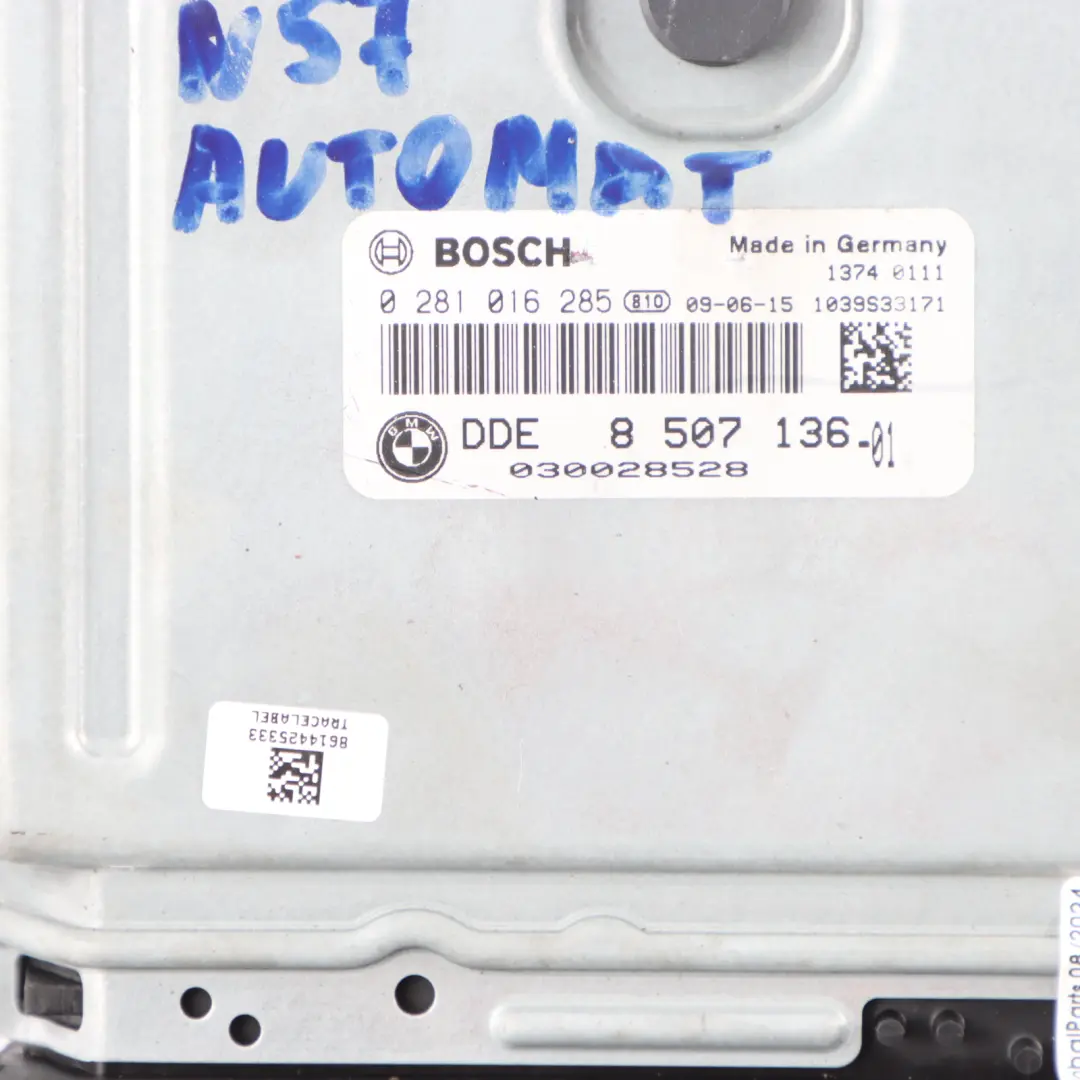 BMW E90 E91 LCI 325d 330d Diesel N57 245PS ECU Motor Kit DDE CAS3 - SKU 8507136-3 - Teilenummer 8507136