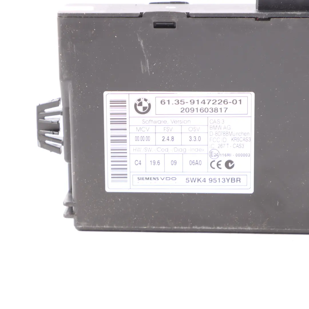 BMW E90 E91 LCI 325d 330d Diesel N57 245HP ECU Kit moteur DDE CAS3 Clé - SKU 8507136-3 - Numéro de pièce 8507136