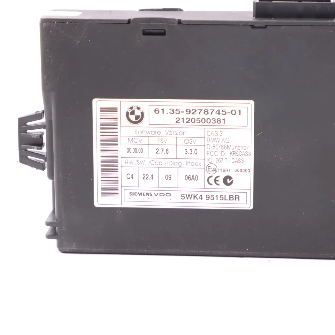 N57 245HP Engine Control Unit ECU Kit CAS3 Key to BMW E90 E91 LCI E92 330d Diesel with Part number 8510221 BMW E90 E91 LCI E92 330d Diesel N57 245HP Engine Control Unit ECU Kit CAS3 Key - SKU 8510221-17 - Part number 8510221