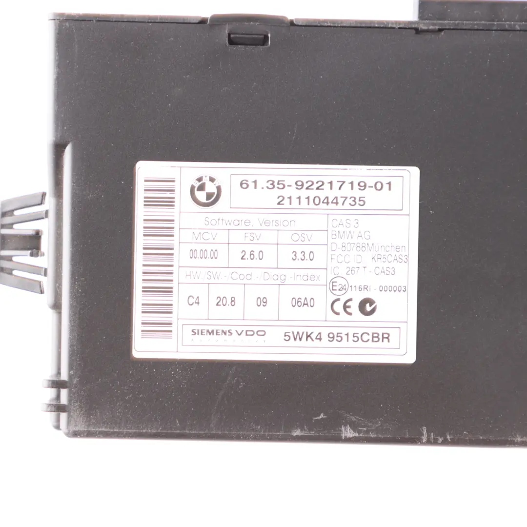 Mini Cooper D R55 R56 LCI N47N 112HP Diesel Engine ECU Kit DDE CAS3 Keys - SKU 8512415-10 - Part number 8512415