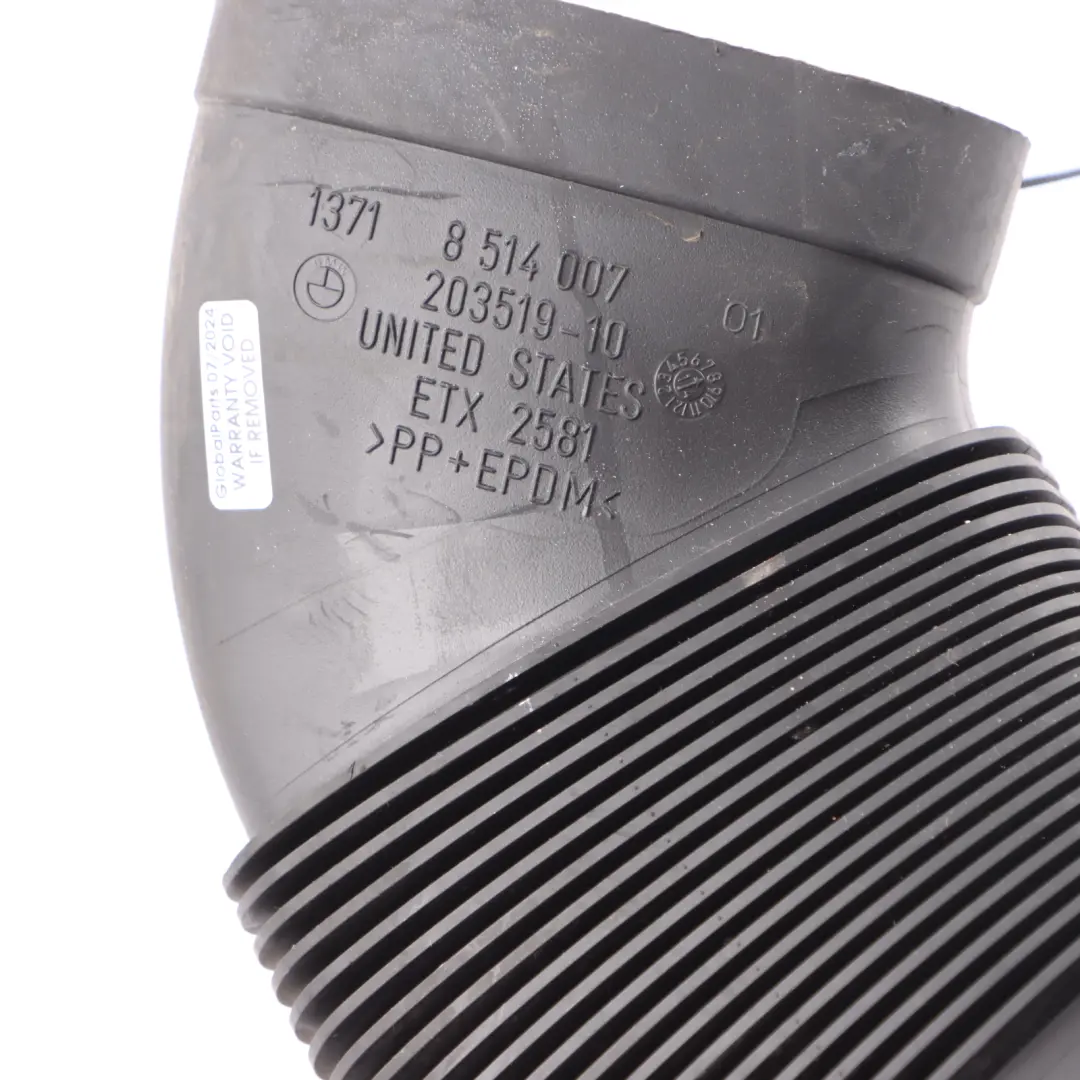 Prise d'air BMW X5 F15 X6 F16 Diesel N57 Tube d'entrée du filtre à air pour à propos du numéro de pièce 8514007 Prise d'air BMW X5 F15 X6 F16 Diesel N57 Tube d'entrée du filtre à air - SKU 8514007 - Numéro de pièce 8514007