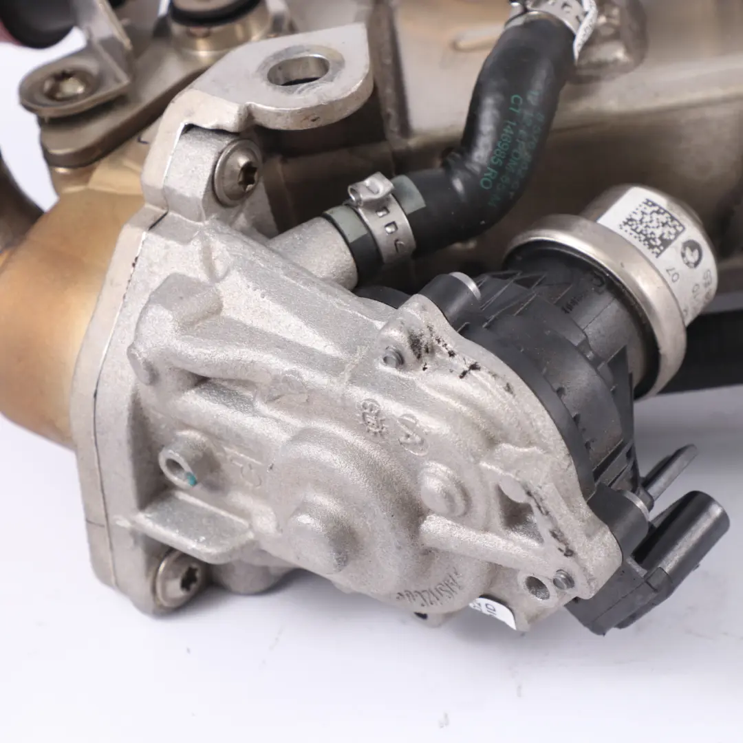 Cooler BMW G11 G12 G20 G21 G30 G31 330d B57 Exhaust Gas Valve to EGR with Part number 8570655 EGR Cooler BMW G11 G12 G20 G21 G30 G31 330d B57 Exhaust Gas Valve - SKU 8570655 - Part number 8570655