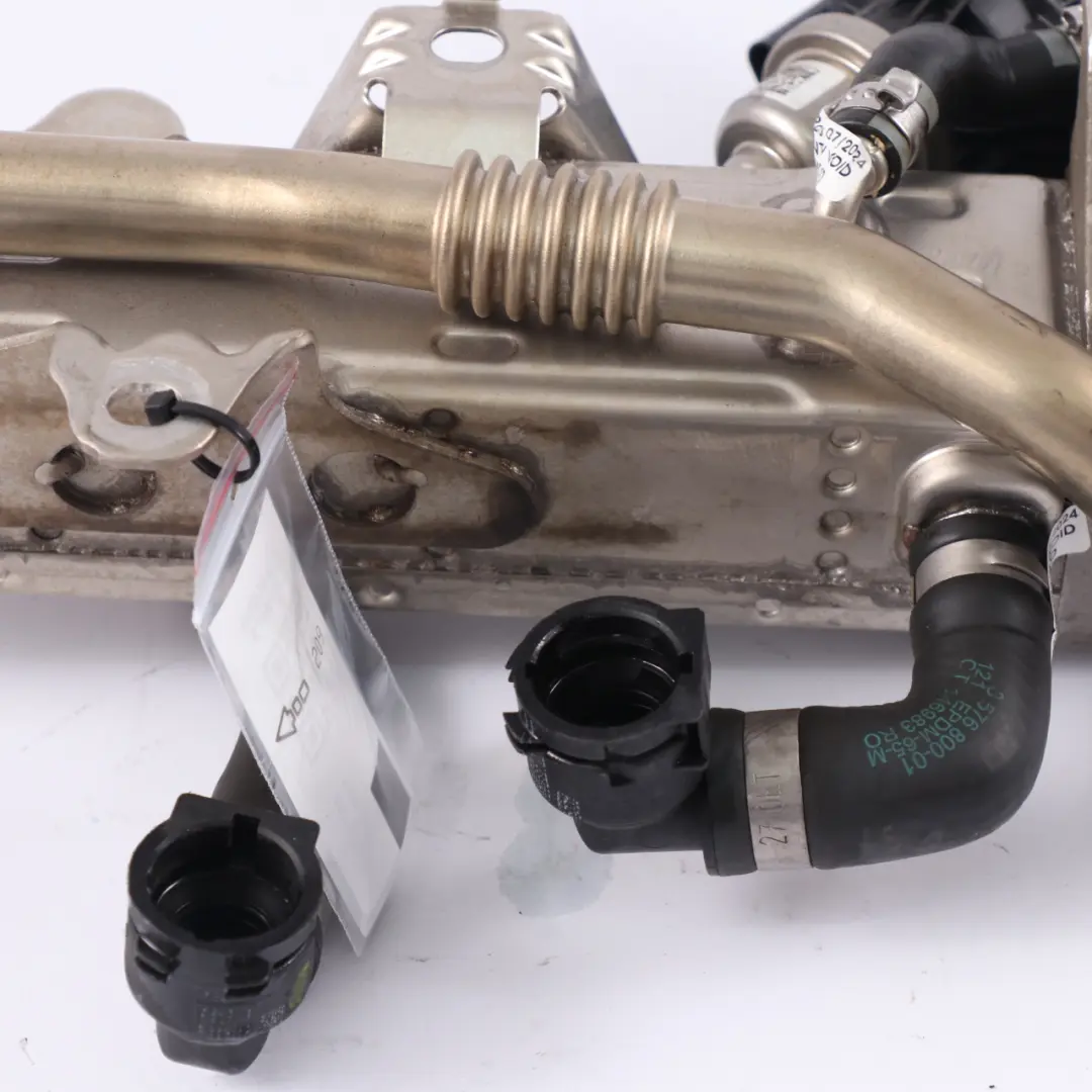 Cooler BMW G11 G12 G20 G21 G30 G31 330d B57 Exhaust Gas Valve to EGR with Part number 8570655 EGR Cooler BMW G11 G12 G20 G21 G30 G31 330d B57 Exhaust Gas Valve - SKU 8570655 - Part number 8570655