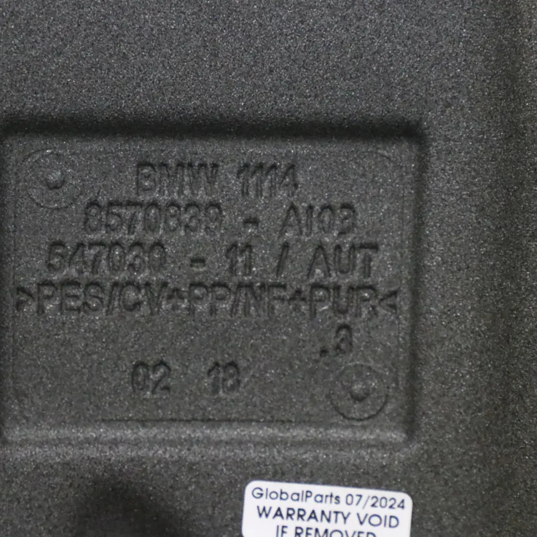  Tapa Acústica BMW G01 G02 G20 B57 Diesel Trasera Motor Embellecedor - SKU 8570839 - Número de pieza 8570839