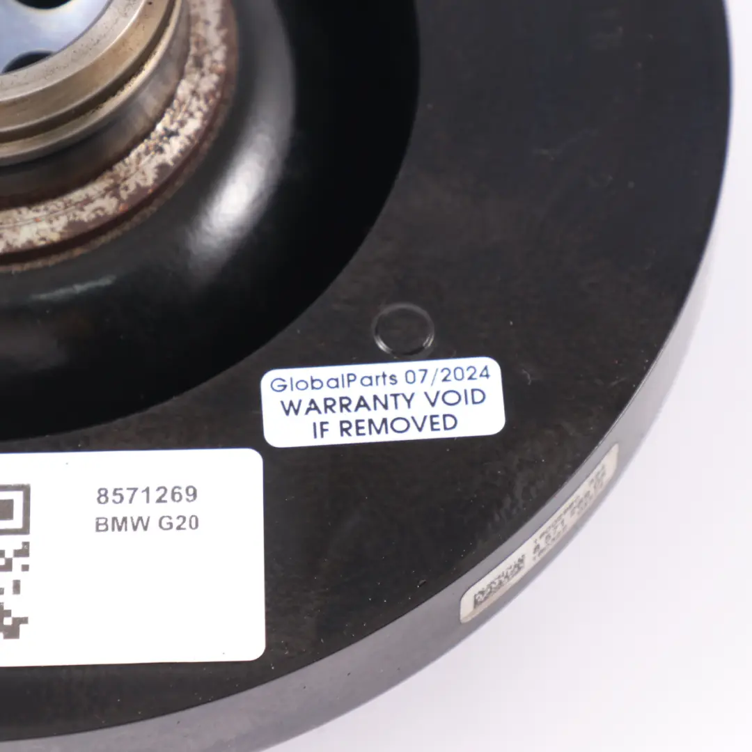 Crankshaft Pulley BMW G20 G21 G30 G31 B57 330d Belt Vibration Damper to with Part number 8571269 Crankshaft Pulley BMW G20 G21 G30 G31 B57 330d Belt Vibration Damper - SKU 8571269 - Part number 8571269