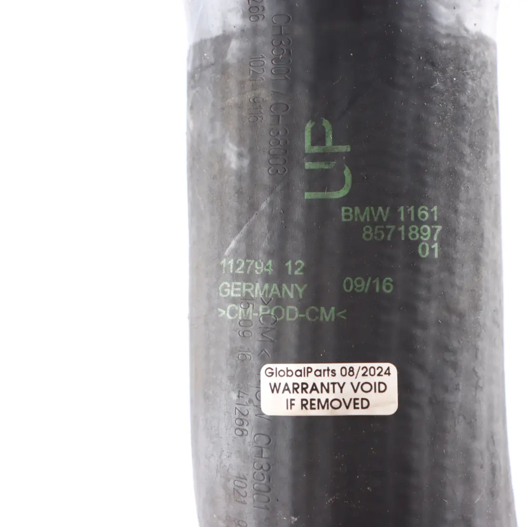 B47 Tuyau de charge d'air de l'intercooler pour BMW F10 F11 518d 520d à propos du numéro de pièce 8571897 BMW F10 F11 518d 520d B47 Tuyau de charge d'air de l'intercooler - SKU 8571897 - Numéro de pièce 8571897