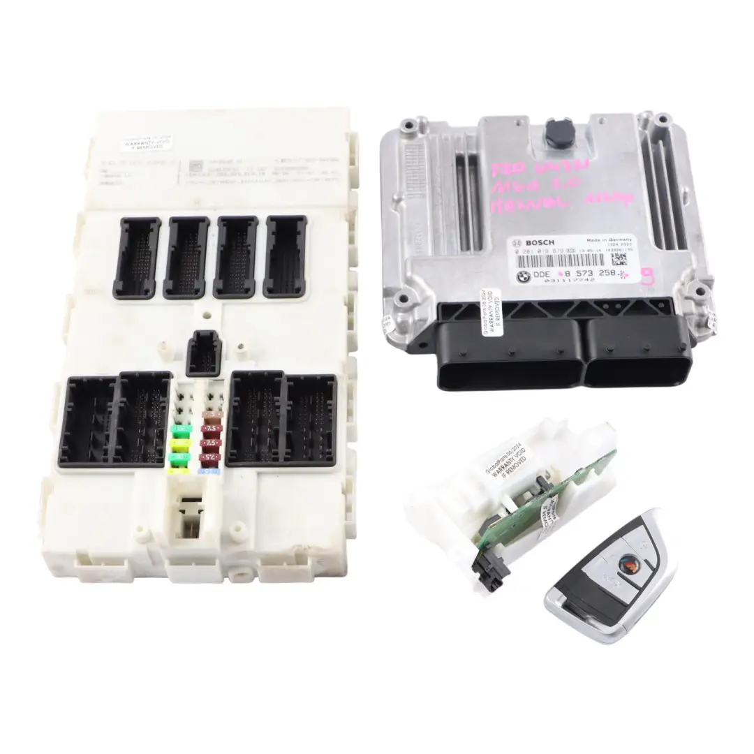 N47N 116HP ECU Kit DDE + Key + FEM Manual to BMW F20 F21 F30 116d 316d with Part number 8573258 BMW F20 F21 F30 116d 316d N47N 116HP ECU Kit DDE + Key + FEM Manual - SKU 8573258-9 - Part number 8573258