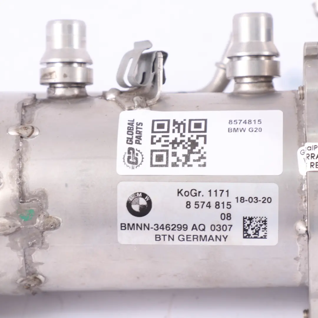 B57 Refroidisseur EGR gaz d'échappement pour BMW G11 G12 G20 G21 G30 G31 330d à propos du numéro de pièce 8574815 BMW G11 G12 G20 G21 G30 G31 330d B57 Refroidisseur EGR gaz d'échappement - SKU 8574815 - Numéro de pièce 8574815